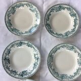 8 vintage hollow plates Terre de Fer
