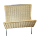 Wicker magazine rack from the 69s/70s, very good condition