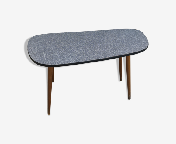 Table basse de salon plateau formica pieds compas