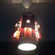 Vintage Lakro Anvia metal industrial design lamp 1960s