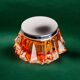 Orange sommerso jewellery box, Murano glass, Italy, 1970s
