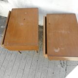 Pair of vintage bedside tables