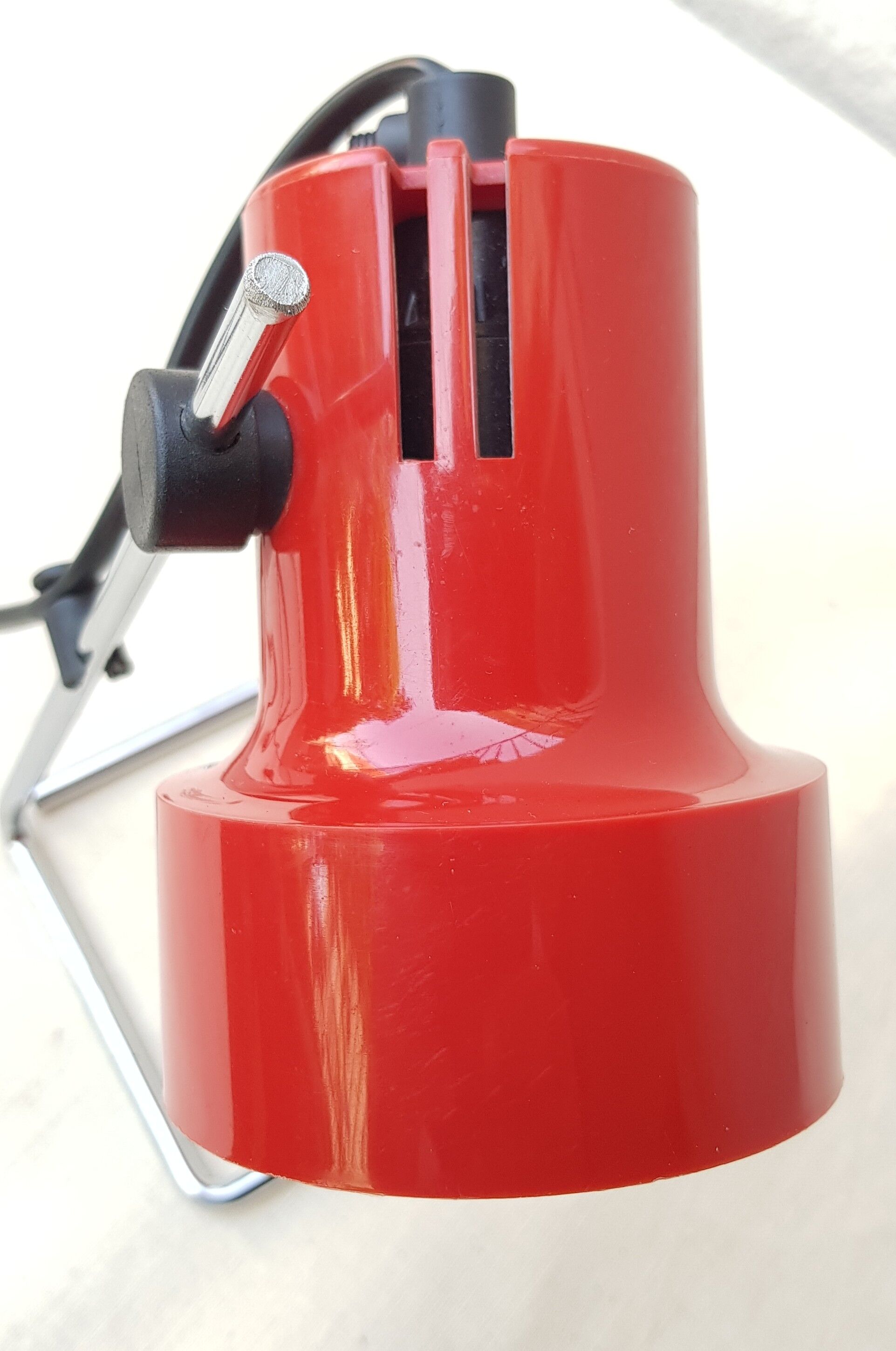 Lampe de bureau 80's rouge