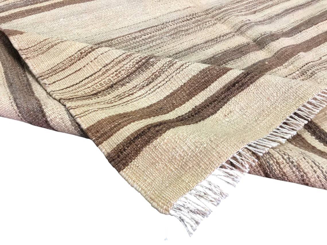 Oushak Vintage Neutral Wool Rug