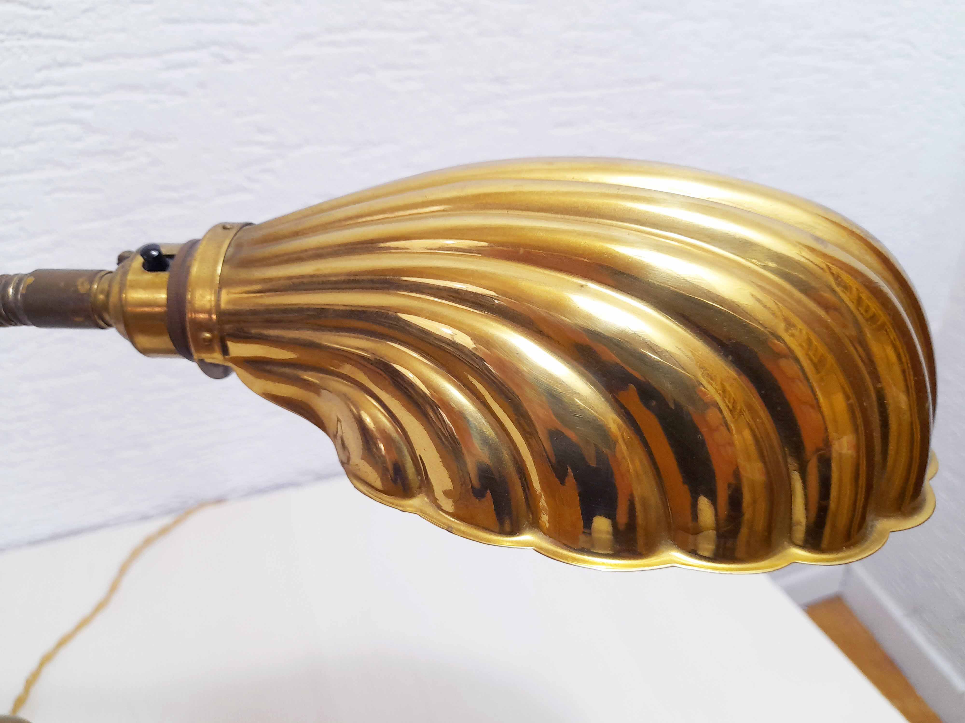 Lampe "coquillage" Art Nouveau