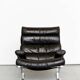 Sinus Armchair with Ottoman by Reinhold Adolf & Hans-Jürgen Schräpfer for Cor