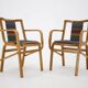 Set of Two Rare 1970s Czechoslovakian Bentwood Armchairs by TON in Colorful