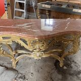 Marble console table