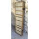 Vintage screen with 4 leaves in bamboo and woven rattan - 1950