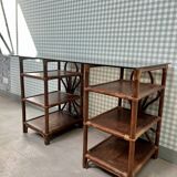 70s rattan desk