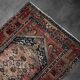Vintage Hamadan Kamse oriental rug, handwoven in the Middle East, 1960s.