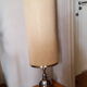 Vintage chrome lamppost from the 70s with its dayof