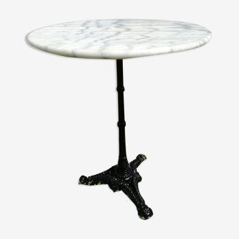 Table bistrot en marbre 1900