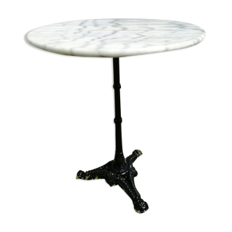 Table bistrot en marbre 1900