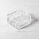 Vintage RCR Crystal Jewelry Box / Italian Glass Trinket Box / Italy / 1970s