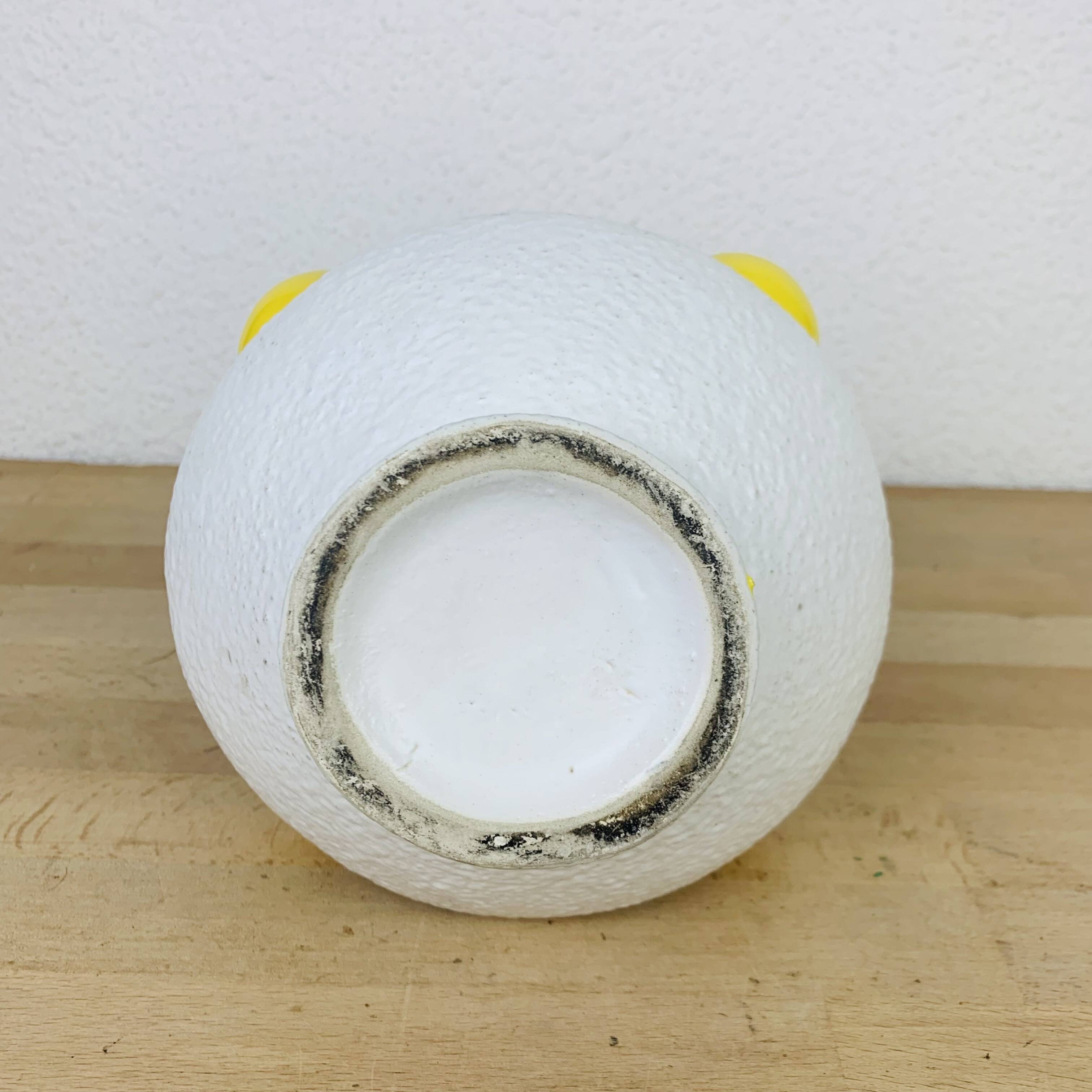 Multicolored ceramic vase from the 50s