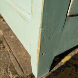 Armoire parisienne patine ancienne menthe