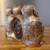 Clock / alarm clock from LANCEL - The 3 monkeys of wisdom