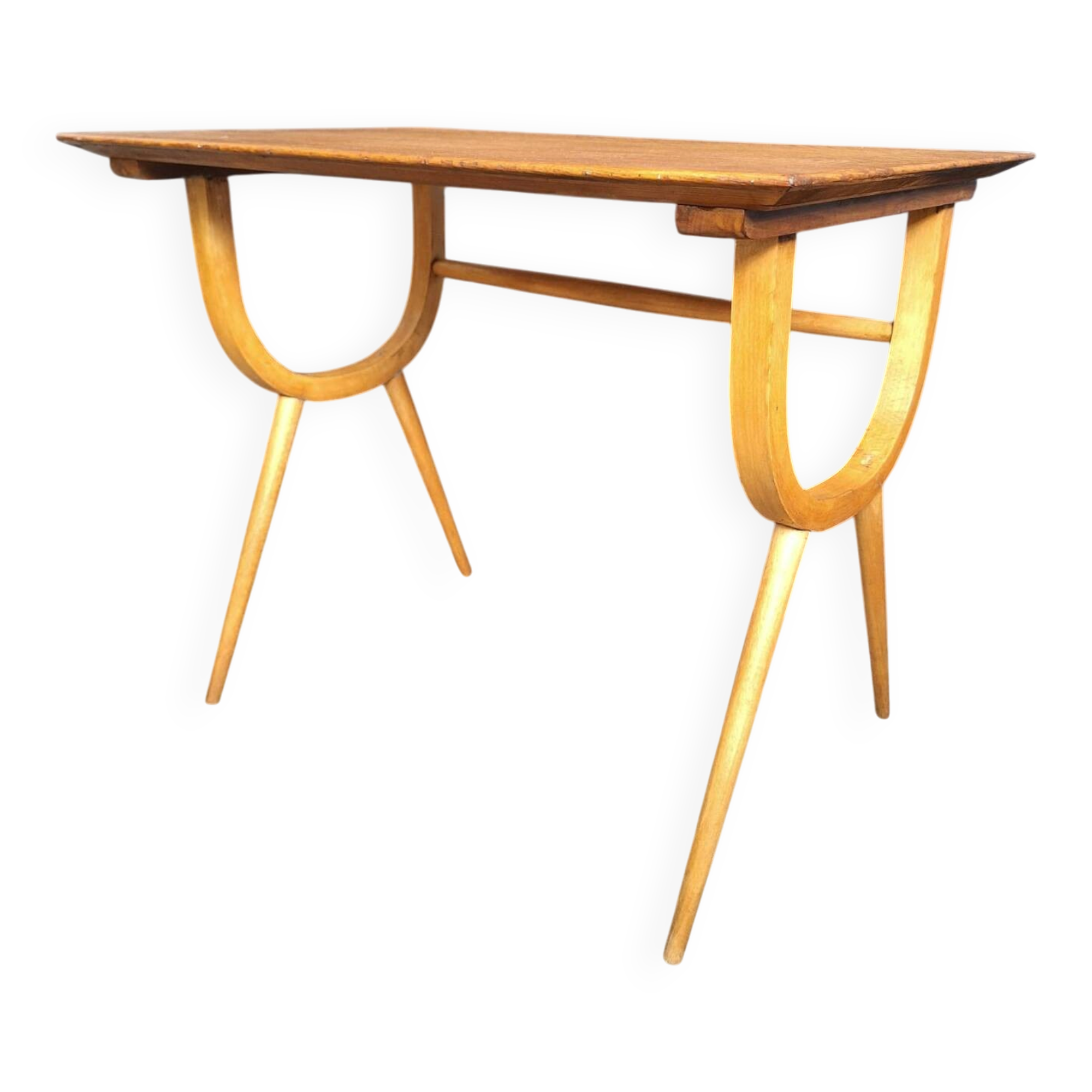 Table basse vintage, bout de canapé, meuble guéridon