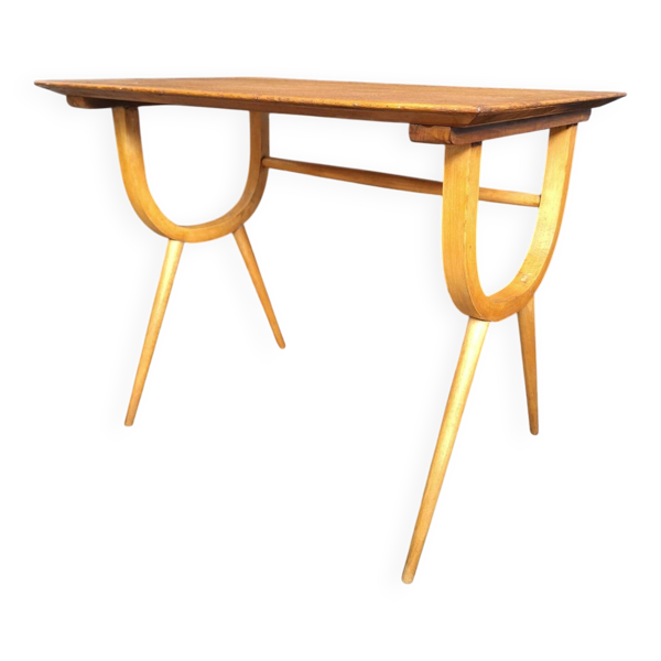 Table basse vintage, bout de canapé, meuble guéridon