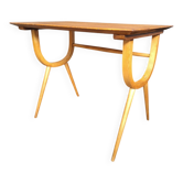 Vintage coffee table, side table, pedestal table.