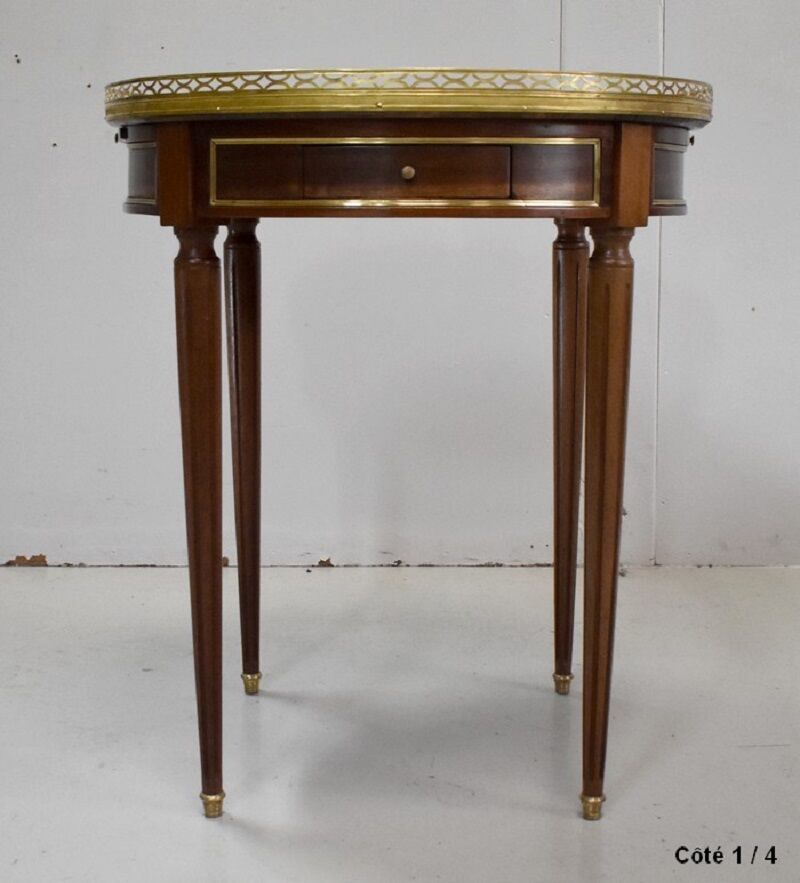 Table Bouillotte in mahogany, Louis XVI style - 20th century