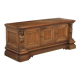 Buffet ancien néo-Renaissance en noyer avec incrustations d’érable, XXe siècle