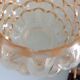 Applique en laiton et verre bullé ambré par Helena Tynell / vintage années 60-70
