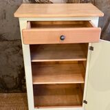 Buffet 50s raw wood and almond