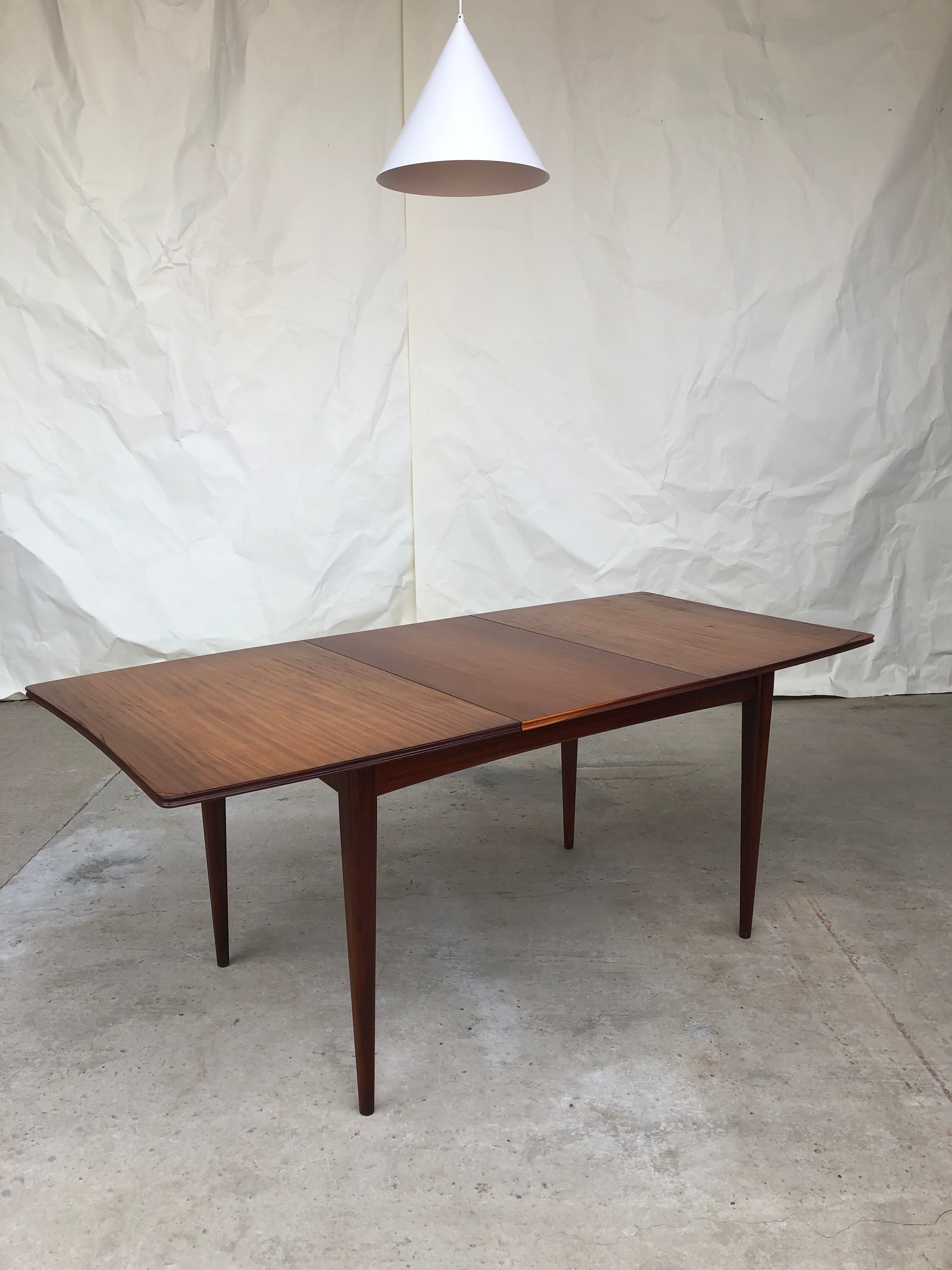 Vtg Mid Century Richard Hornby Dining Table 4 6 Seater Danish Scandi Design