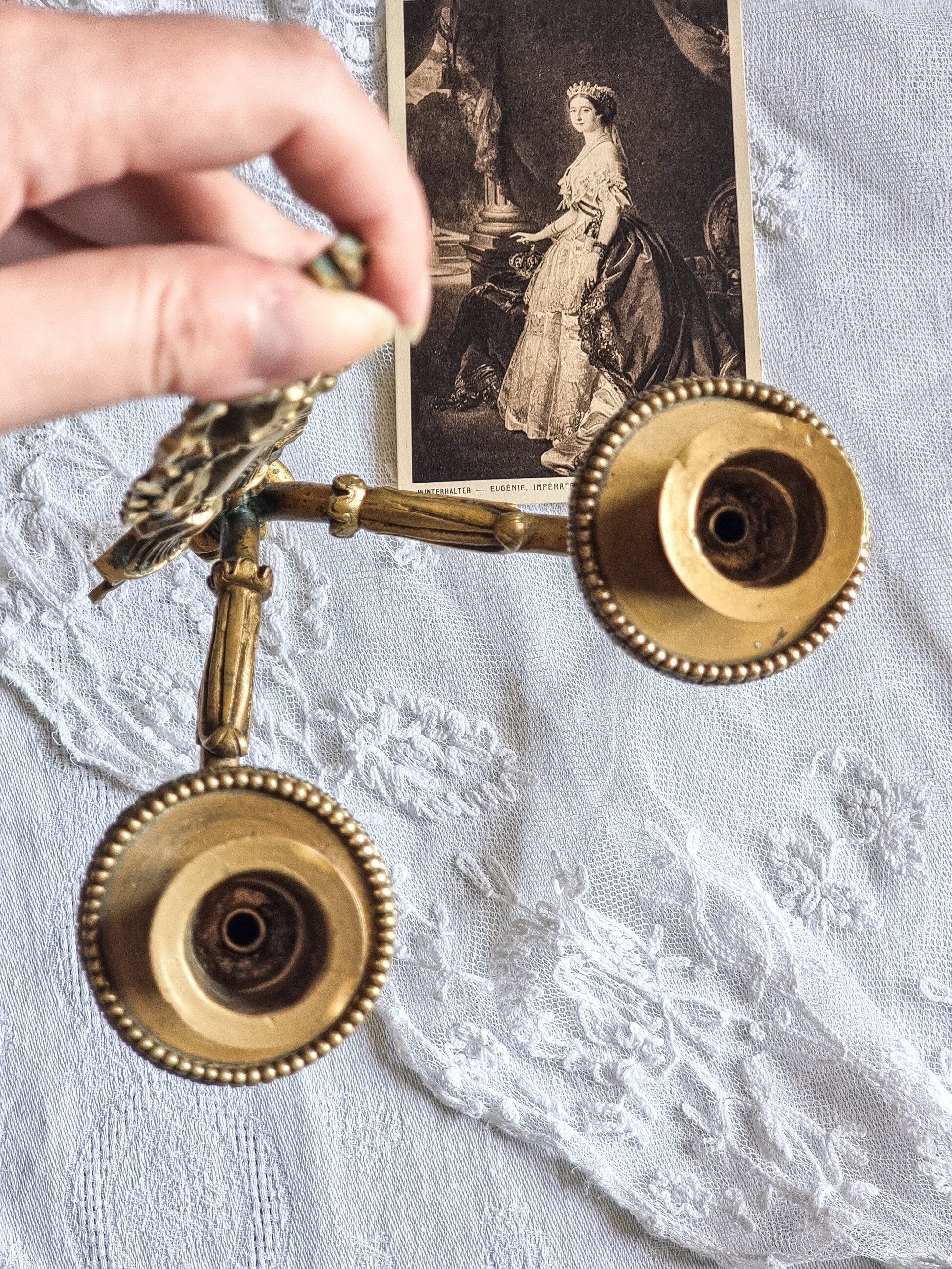 Empire wall sconces
