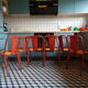 6 Tolix T4 chairs