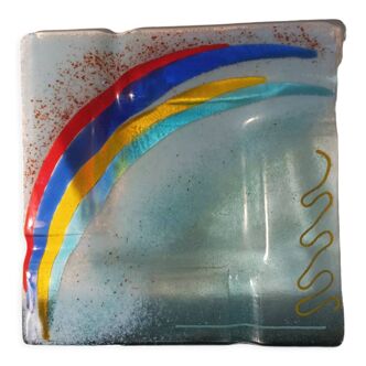 Large empty ashtray Murano pocket