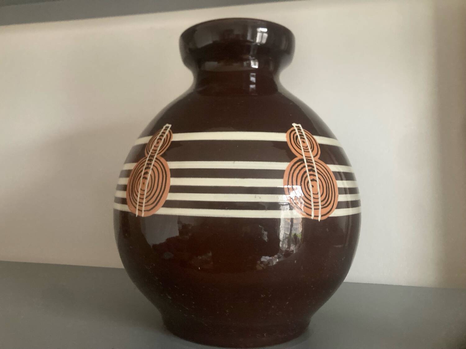 Art Deco / African type vase