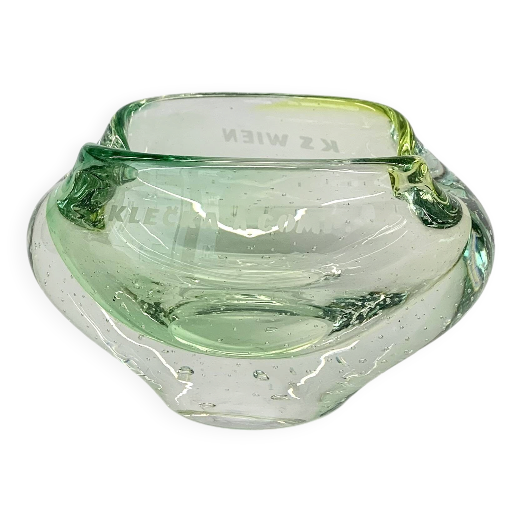 Bowl by Jozef Hospodka for Chribska Sklarna, 1960