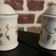 Salière et poivrière en porcelaine