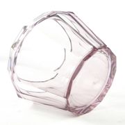 Art Deco vase, crystal, Moser, Czechoslovakia, 1930s