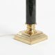 Deschuytener table lamp ref. 5308 green and gold, art deco