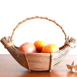 Wicker fruit basket, 60s