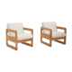 Paire de fauteuils Thonet