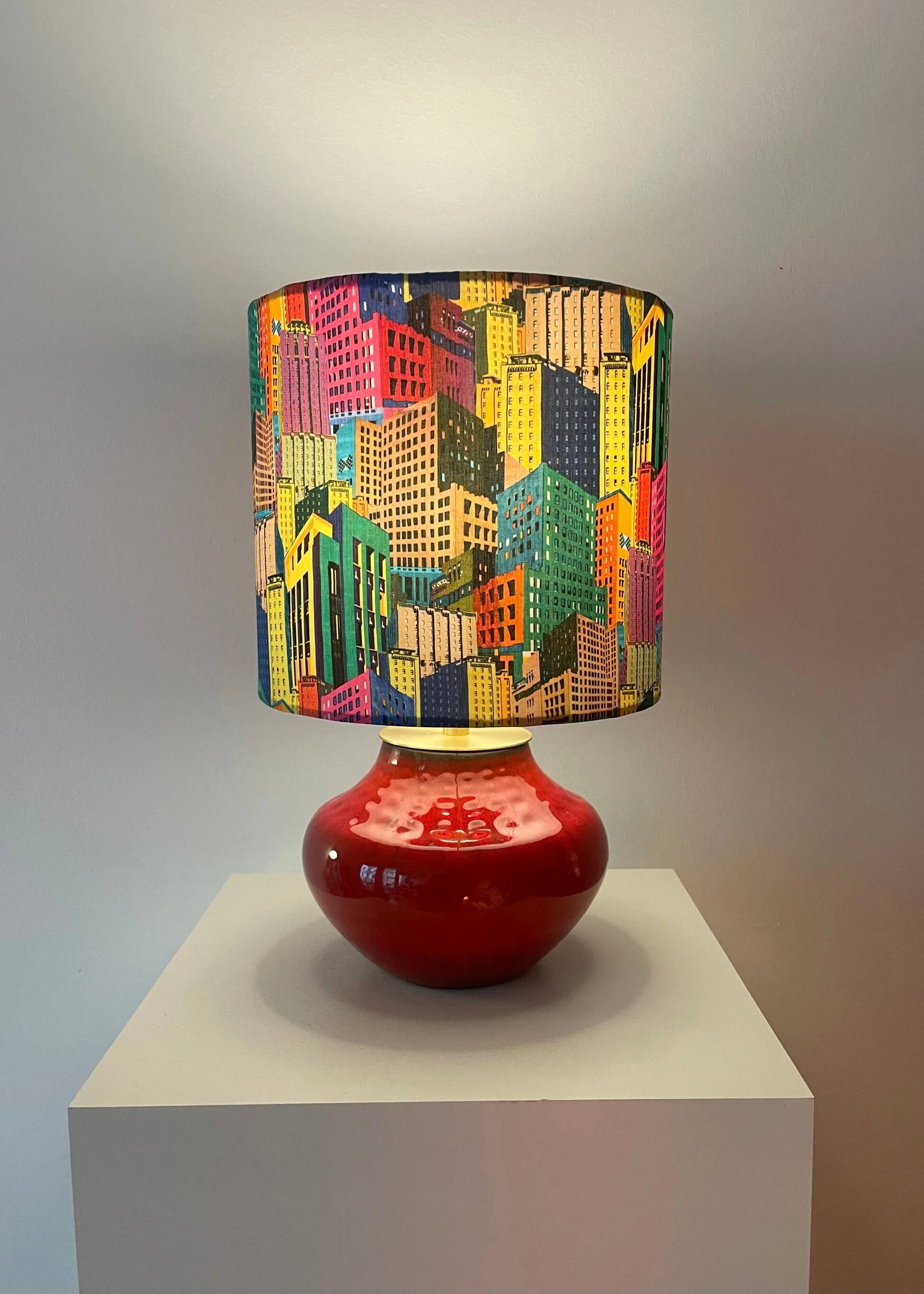 Wireless vase lamp - Bückeburg ceramic - ball lamp | 36 cm