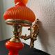Vintage orange wall light