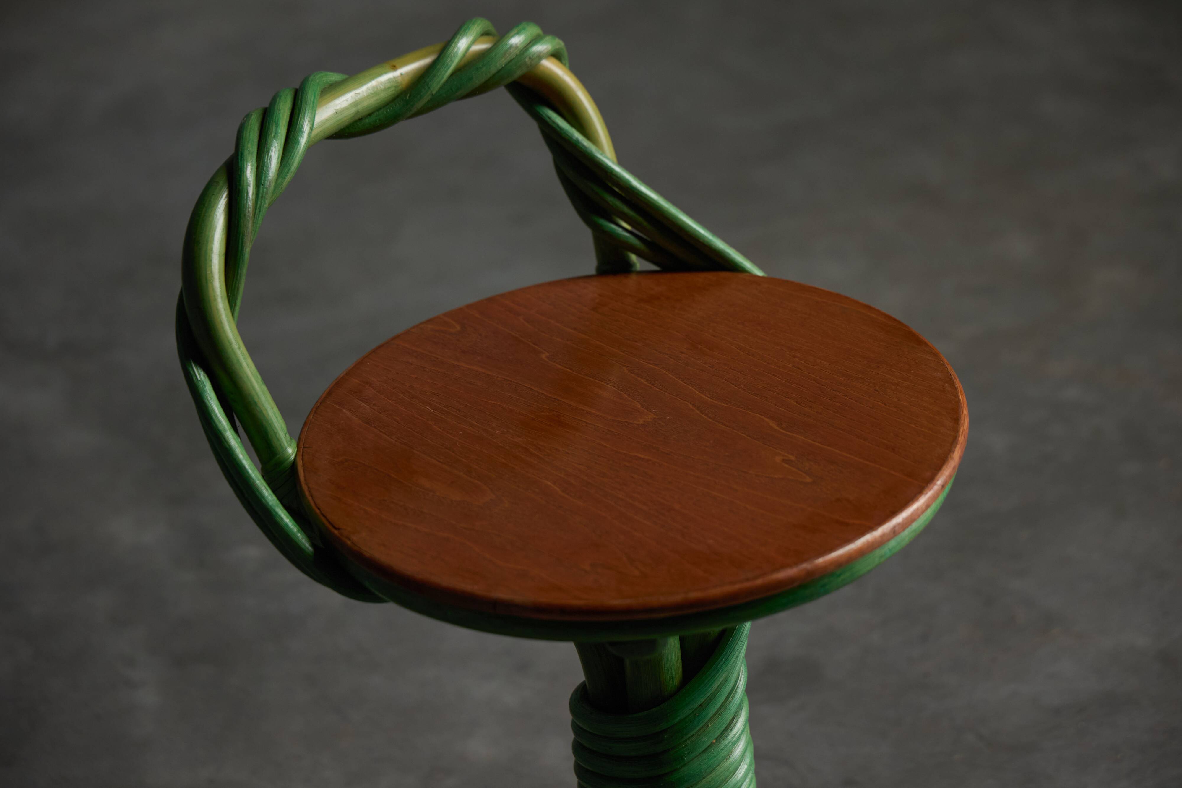 Whimsical Vine Twist Stools, France, Late 20th Century
