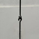 Vintage wrought iron candlestick chandelier by Ehlén Johansson for Ikea, 1990s.