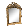 Miroir doré à la feuille d’or, XVIIIème, 101x69 cm