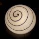 Vintage swirl zebra lamp by eglo 80s 90s