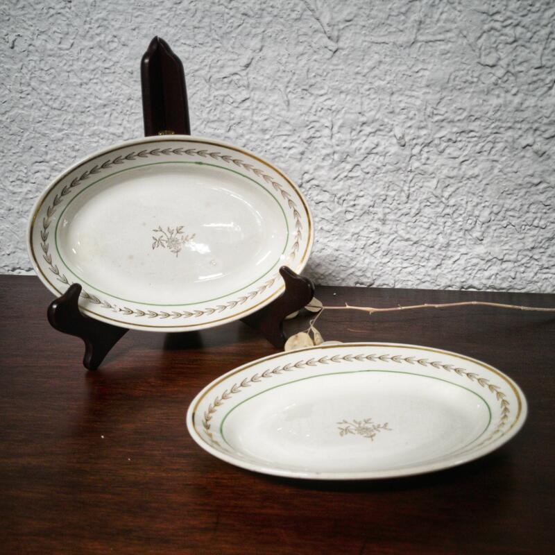 Paire de raviers faïencerie de Gien - modèle Colmar