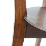 Paire de chaises d'appoint rares J.Halabala des années 1950, fabriquées par UP zavody à Brno.