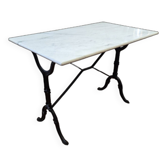 Marble top bistro table