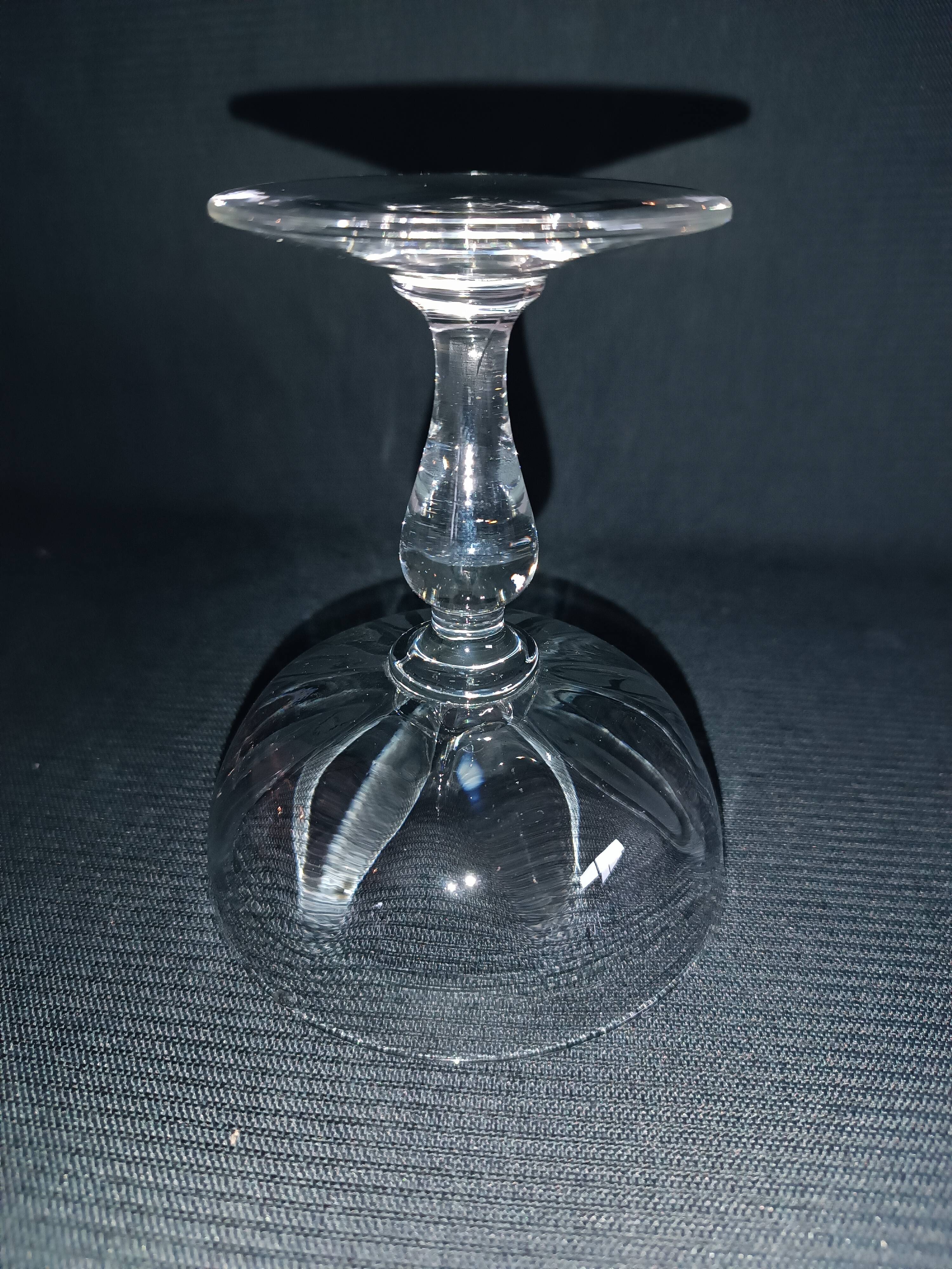 14 Champagne glasses in 19th century blown glass
